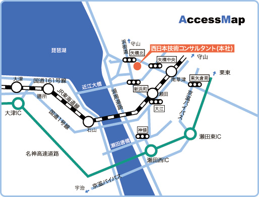 本社アクセスマップ